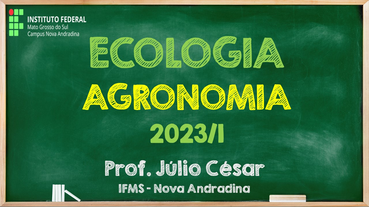 ECOLOGIA - AGRONOMIA  - 2023/1