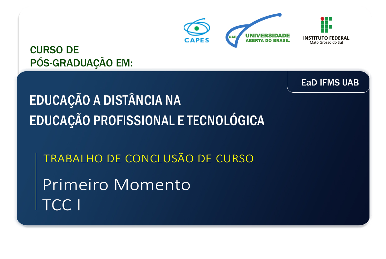 Trabalho de Conclusão de Curso I