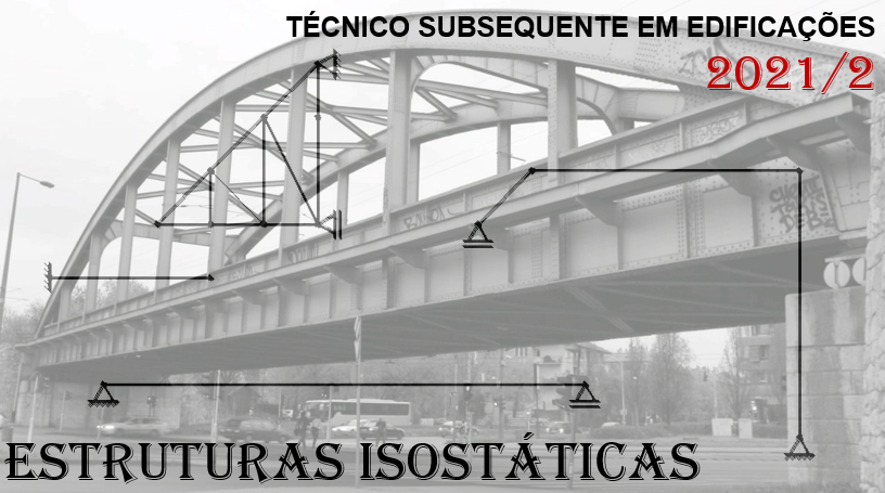 Estruturas Isostáticas - TÉCNICO SUBSEQUENTE - 2021-2 - Técnico em Edificações