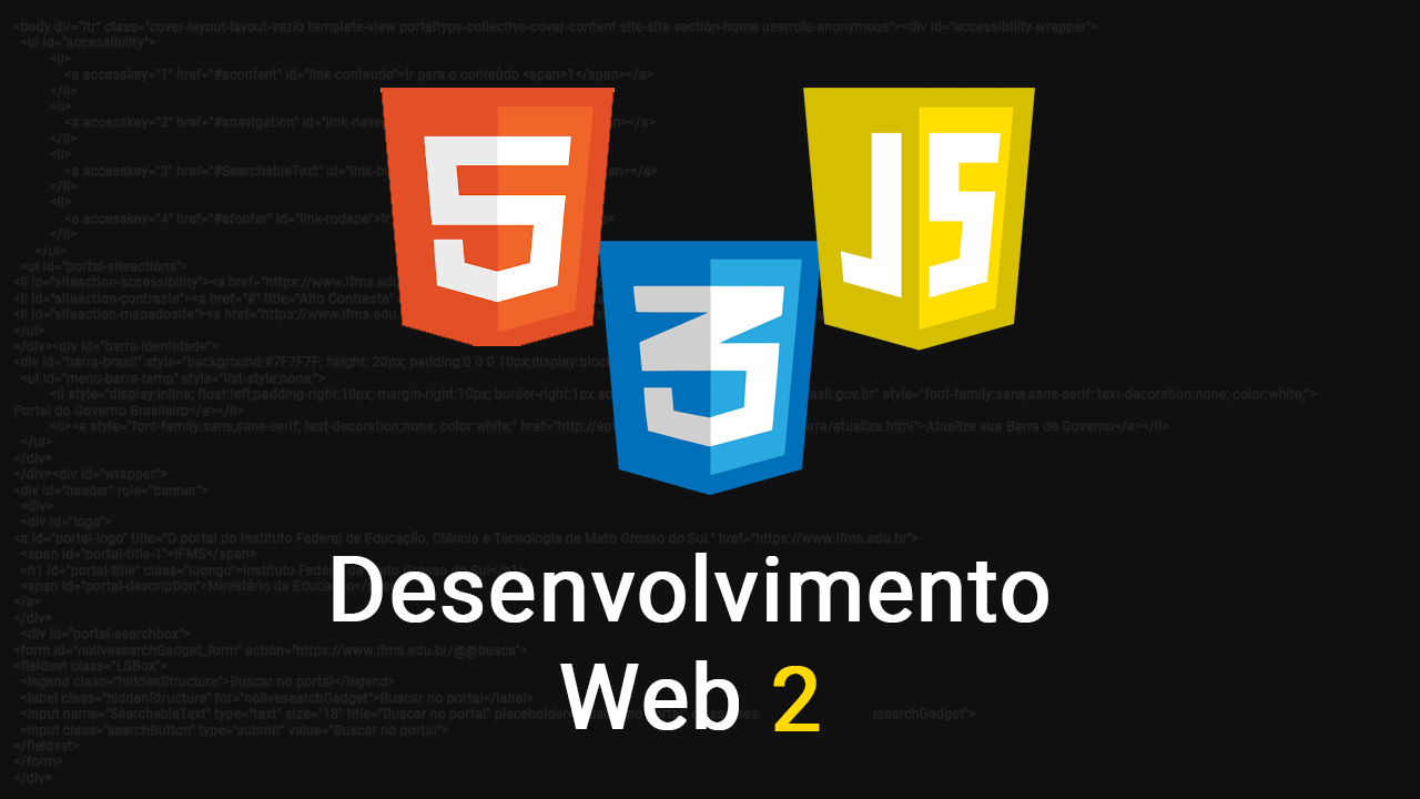 2021-2 - Desenvolvimento Web 2 (vespertino) - Téc. Informática